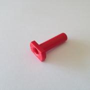 Uzavírací zátka 8mm - červená